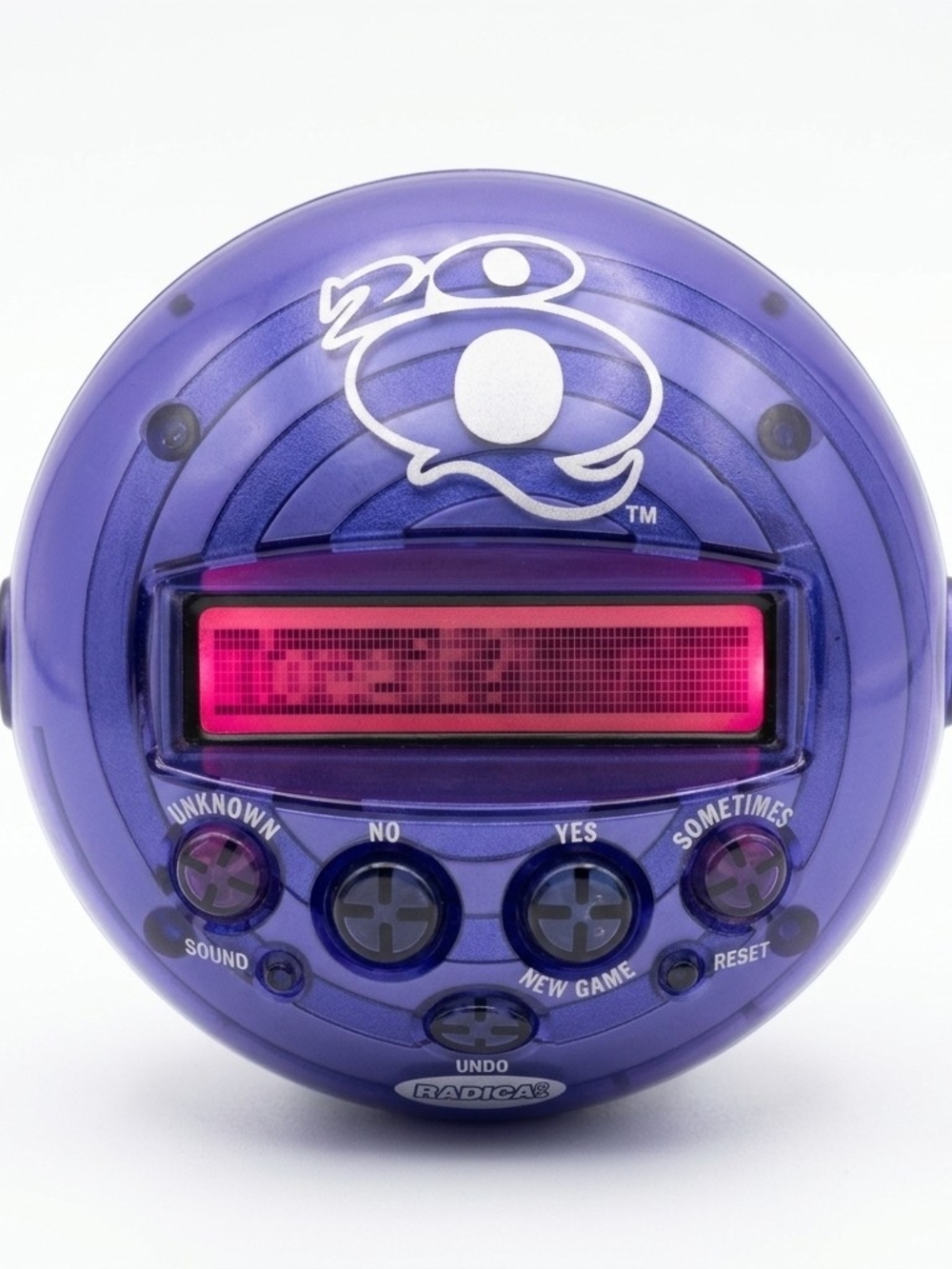 Vintage Radica 20Q Translucent Handheld Electronic Game 2005 - Picture 3 of 4